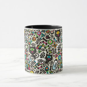 Mug Chat noir à un oeil