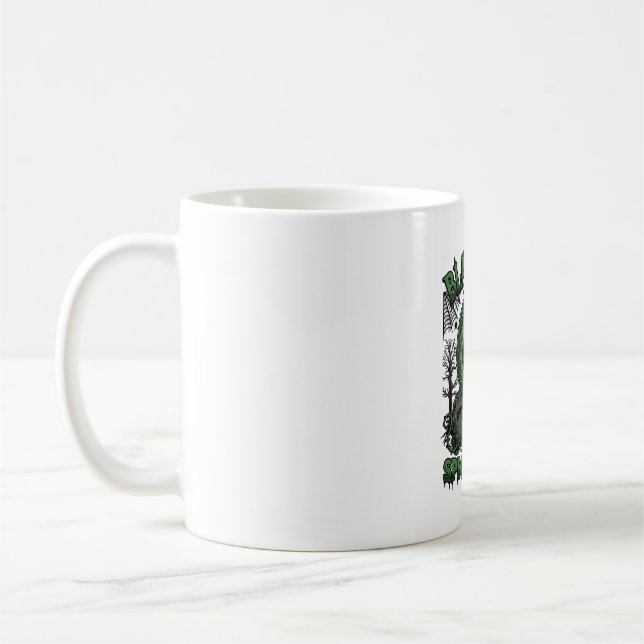 Mug Chat Noir Amour Spécial Haloween Croissant Lune Fa (Gauche)