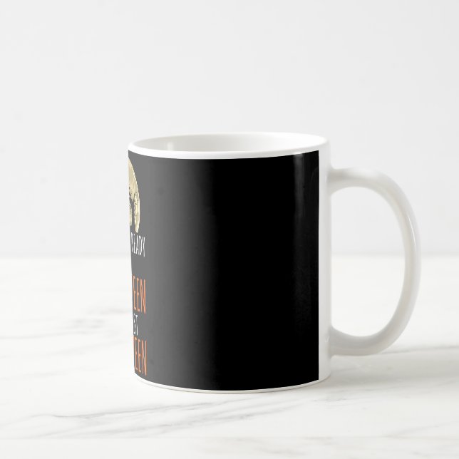 Mug Chat noir arbre mort prêt pour Halloween  (Droite)