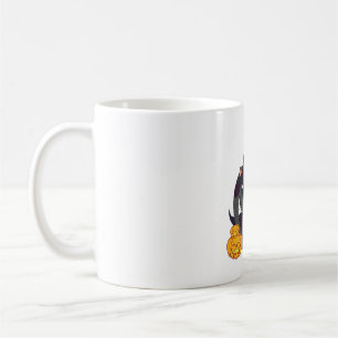 Mug Chat Noir Avec Chemise Halloween Jack-o'-lantern