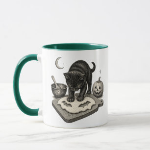 Mug Chat noir Cuisine de Halloween