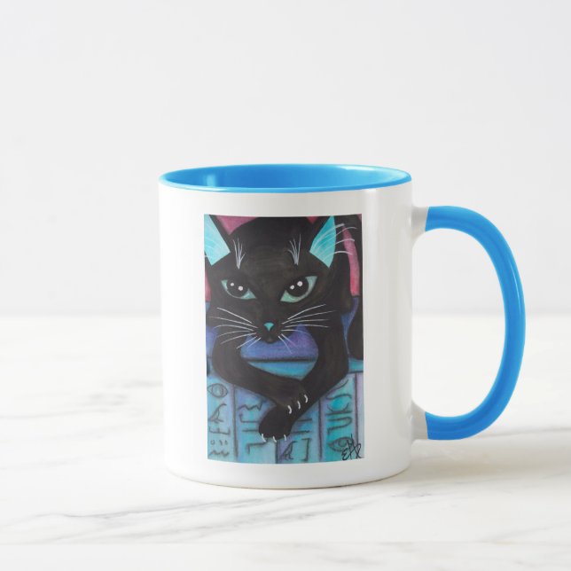 Mug Chat noir de filasse égyptienne (Droite)