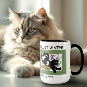 Mug Chat noir de l'artiste