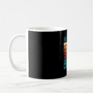 Mug Chat Noir de Lune de Cimetière Rétro Vecteur De