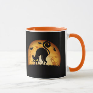 Mug Chat noir d'Halloween