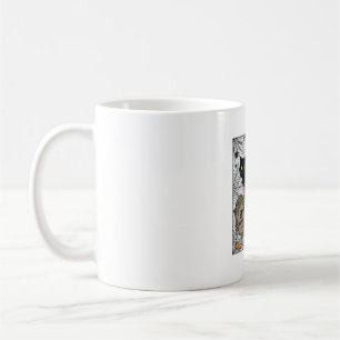 Mug Chat noir d'Halloween Citrouille Pierre tombale Ch