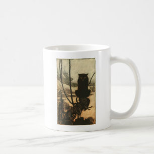 Mug Chat noir d'Halloween effrayant vintage Rackham