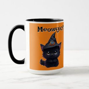 Mug Chat noir d'Halloween magnifique mignon