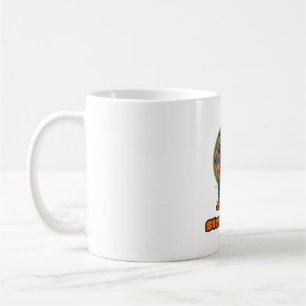 Mug Chat noir d'Halloween - Restez Éffrayant Chat rétr