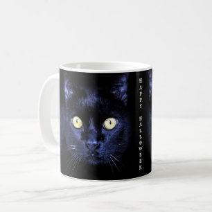Mug Chat noir effrayant Halloween Horreur Nuit sombre