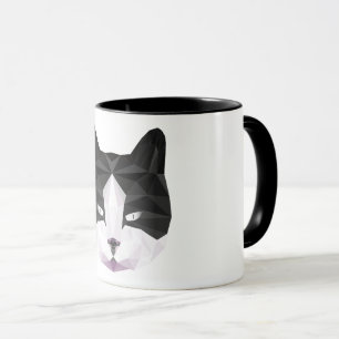 Mug chat noir et blanc