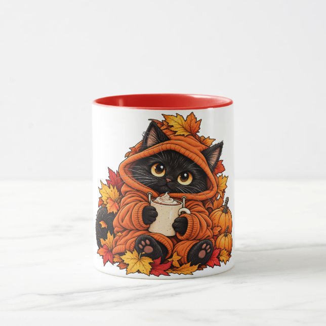 Mug Chat noir et cosy (Centre)