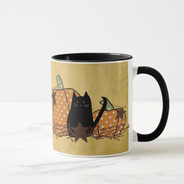 Mug Chat Noir Et Musique Citrouille (Droite)