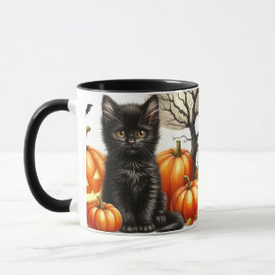 Mug Chat Noir Halloween