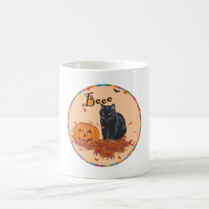 Mug Chat Noir Halloween BOU!