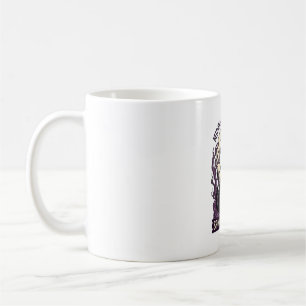 Mug Chat Noir Halloween Gravure Vintage Chat Citrouill