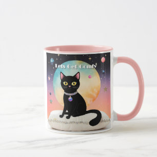 Mug Chat Noir - Installons-Nous Confortablement