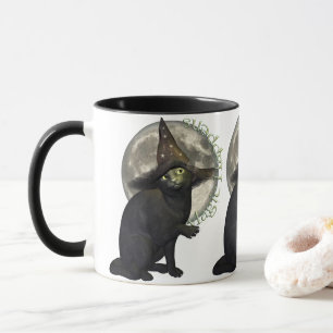 Mug Chat noir magique