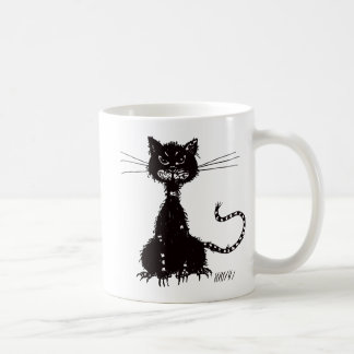 Mug Chat noir malin dallé