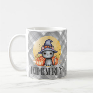 Mug Chat noir mignon Halloween heureux