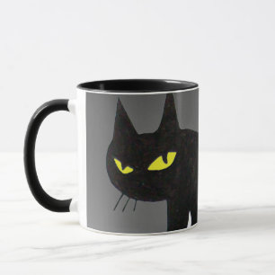 Mug CHAT NOIR NINJA Gray