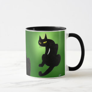 Mug CHAT NOIR NINJA Green