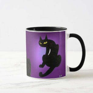 Mug CHAT NOIR NINJA Violet