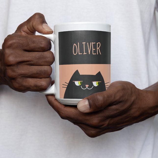 Mug Chat noir personnalisé (Créateur téléchargé)