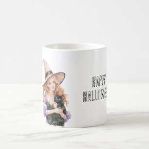 Mug Chat noir roux Halloween