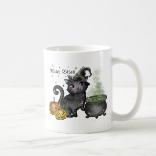 Mug Chat noir sorcière   Vibes sorcières