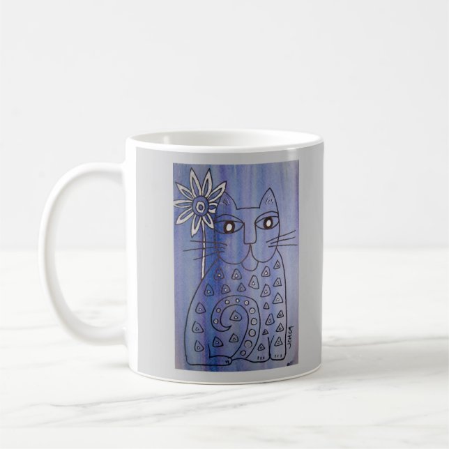 Mug "Chat obtenu les bleus " (Gauche)