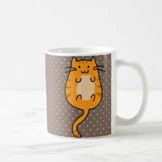 Mug Chat orange mignon