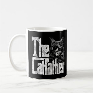 Mug Chat Papa Le Catfather Crazy Eyepatch Chat Père Ki