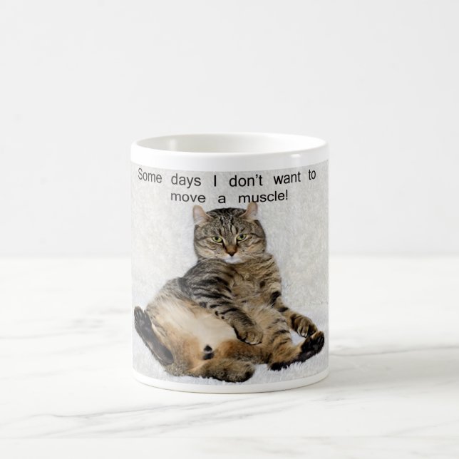 Mug Chat paresseux de jour (Centre)