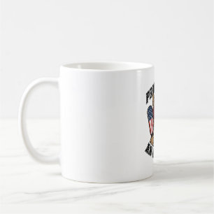 Mug Chat patriotique fier d'être américain vecteur vin