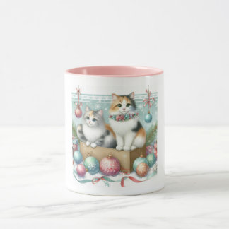 Mug Chat persan mignon de Noël