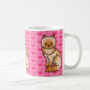 Mug Chat Persan Rouge Amour