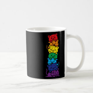 Mug Chat Pile Arc-en-ciel Fierté Gay Mignon Lgbt Anima