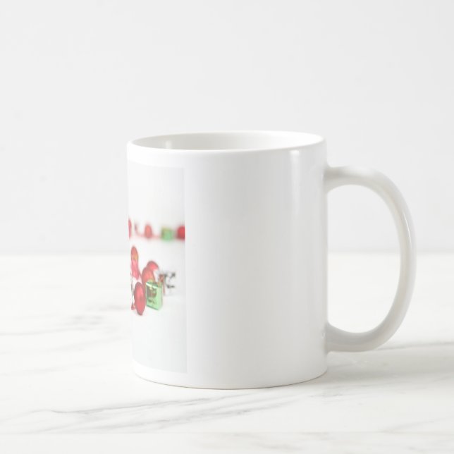 Mug Chat portant le chapeau rouge du Père Noël (Droite)