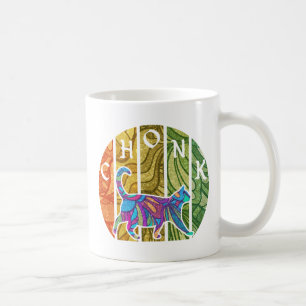 Mug Chat psychédélique - Trippy Feline Art