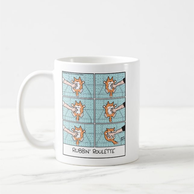 Mug Chat qui se frotte à la roulette (Gauche)