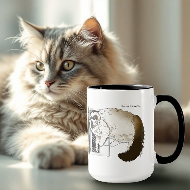 Mug Chat Ragdoll Fluffy Ordinateur Portable Lavande Dr (Créateur téléchargé)