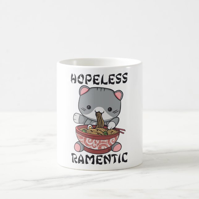 Mug Chat ramento mignon sans espoir (Centre)