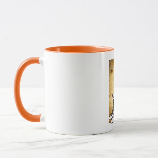 Mug chat recherché (Gauche)