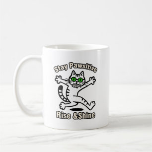 Mug Chat Restez Positif