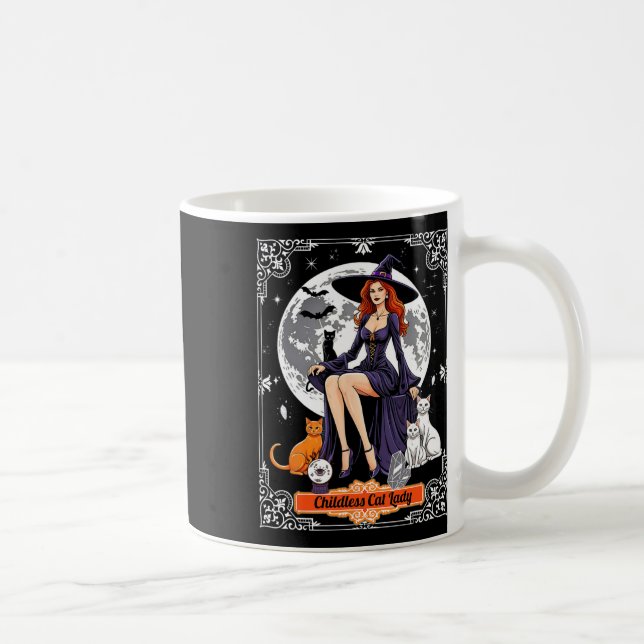 Mug Chat sans enfants Lady Halloween sorcière Chats de (Droite)