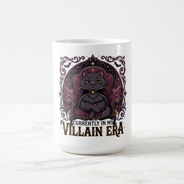 Mug Chat Sarcastique Actuellement Dans Mon Ère de Méch (Centre)