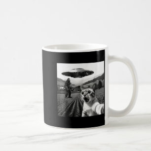 Mug Chat selfie avec extraterrestre Ufo drôle chat ali