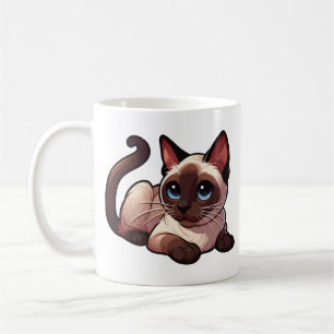 Mug chat siamois