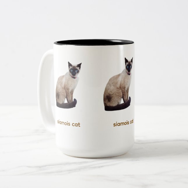 mug chat siamois (Devant gauche)